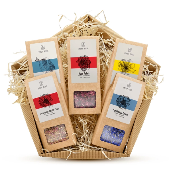 Gift Set Mary Rose edible flowers