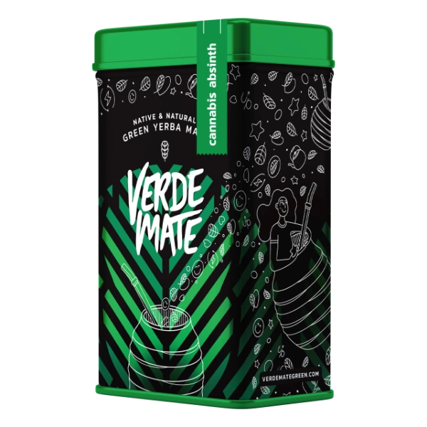 Yerba Mate Verde Mate Cannabis Absinth 0.5kg in Dose