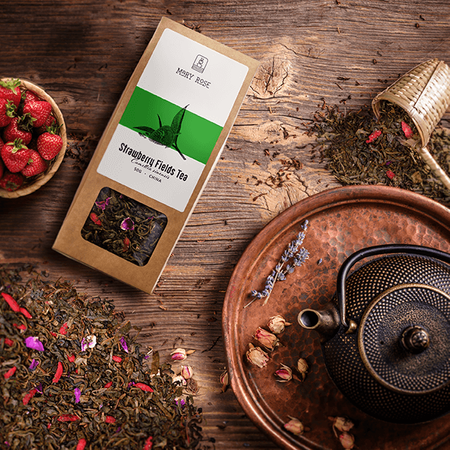 Mary Rose - Strawberry Fields Green Tea - 50g