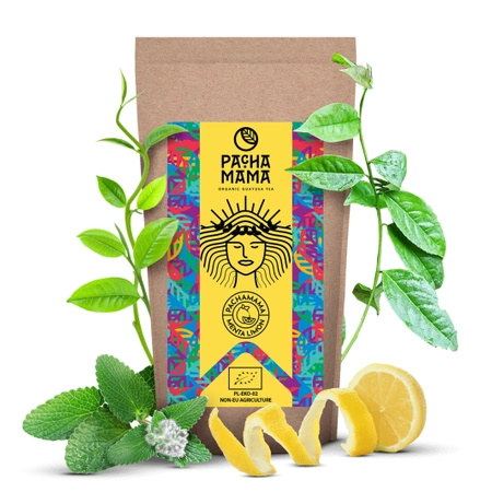Guayusa Pachamama Menta Limón – organiczna z miętą i cytryną – 250g